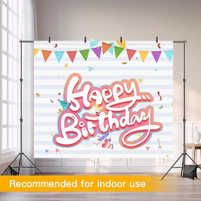 Backdrop Stand for Parties, 6.5x10ft Adjustable Background Support System for - Image 6
