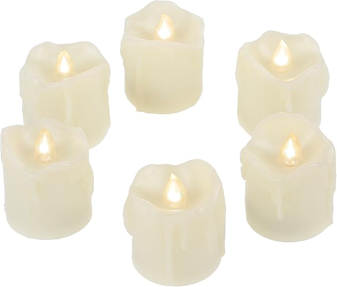 CANDLE CHOICE Battery Operated Flameless Votive Candles by CANDLE+CHOICE