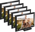 5 Pack Acrylic Magnetic Picture Frame 5x7 by JUOIFIP