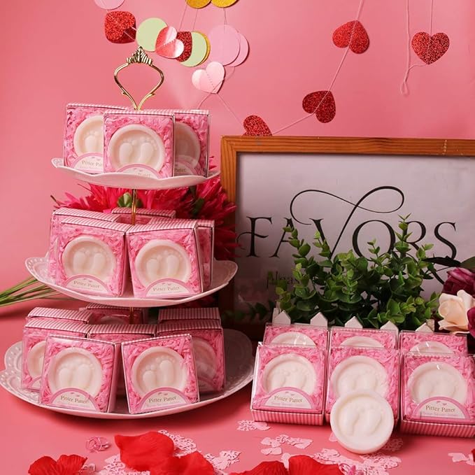 AIXIANG 24-Pack Pink Pitter Patter Handmade Soaps - Image 8