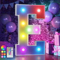 imprsv 3FT Colorful Marquee Light Up Letters E, 18 Colors Large Light up by Letsmakeitimpressive