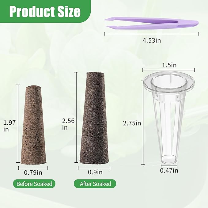 101 Pcs Hydroponic Pod Kit for Aero Garden - Image 2