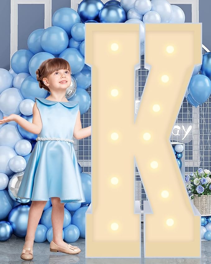 4FT Marquee Plastic Letters K by KLUND