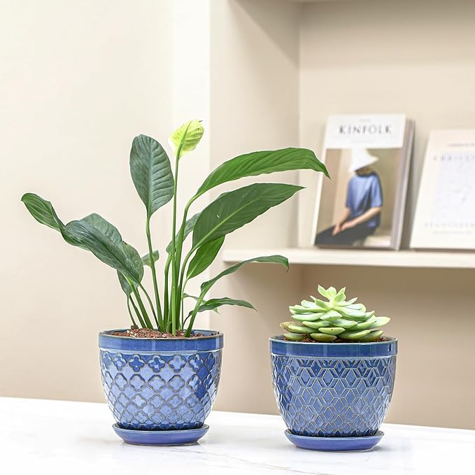 Sureasy Ceramic Indoor Plant Pots - Image 7