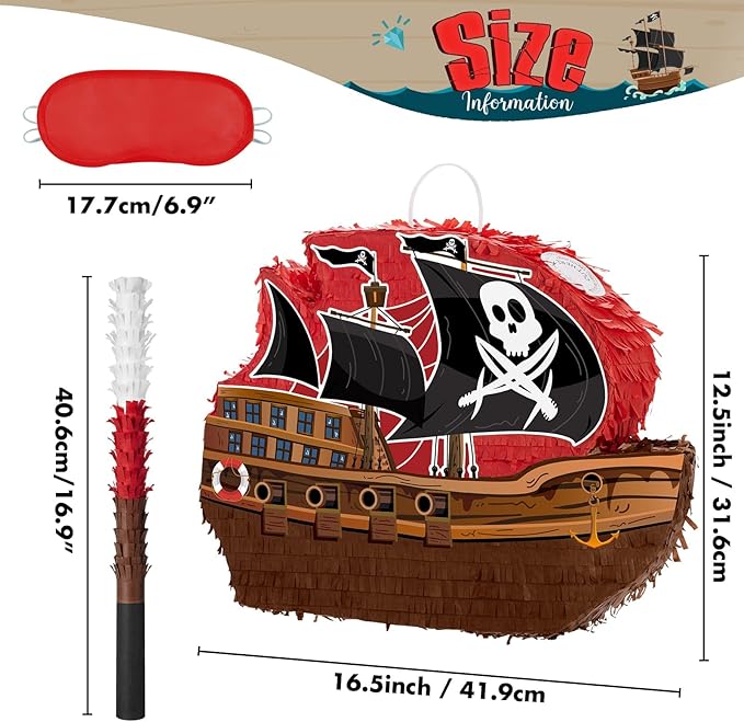WERNNSAI Pirate Piñata - Image 2