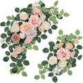 Pack of 2 Artificial Flowers for Backdrop Decoration, Wedding Arch Flowers by BMQDSM