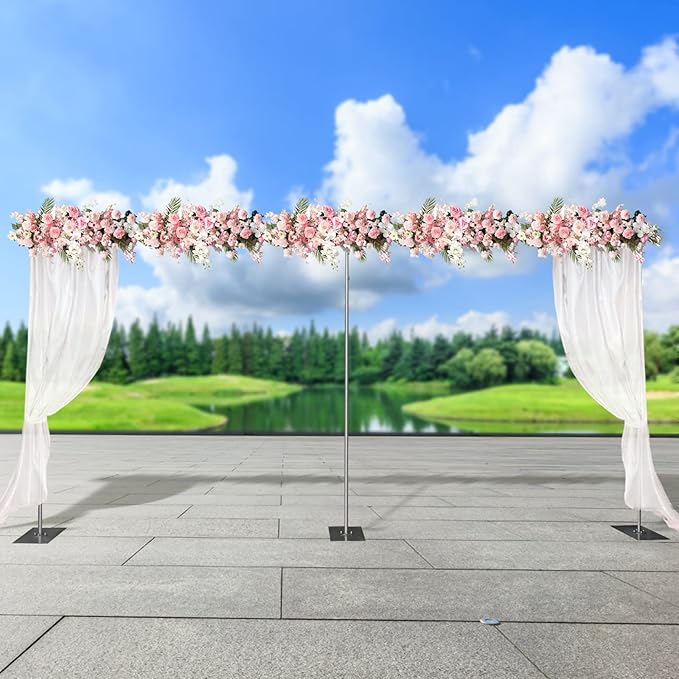 20ft x 10ft Adjustable Telescopic Heavy Duty Portable Pipe and Drape Backdrop - Image 9