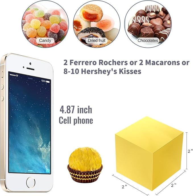 50 Pack Small Gift Boxes, Cupcake Boxes, Candy Boxes - Image 5