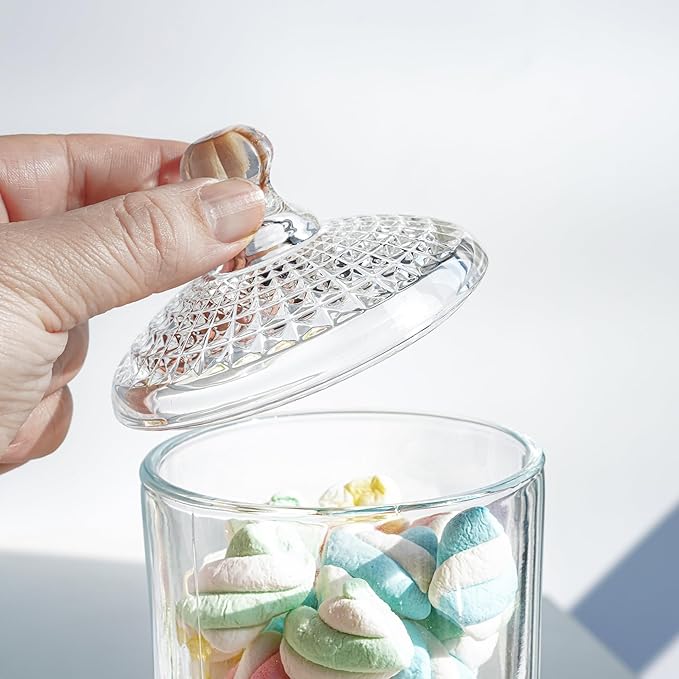 24oz Clear Glass Candy Jar - Image 6
