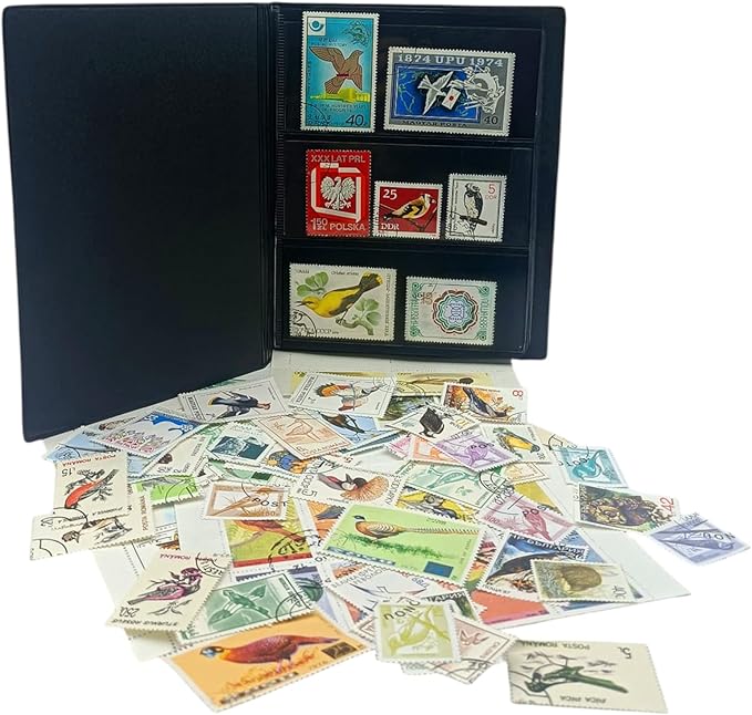 IMPACTO COLECCIONABLES – 100 Bird-Themed Stamps Collection - Image 3