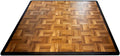Big Floors 5X5DKOAKFLOOR Interlocking Lightweight Plastic Modular Dance Floor by BigFloors