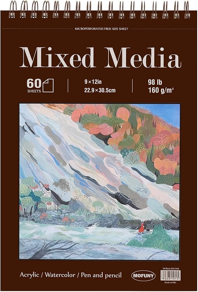 Mixed Media Sketchbook 9" x 12" by SketchBook
