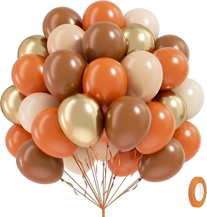 60pcs Fall Balloons 12inch by Vicduotex