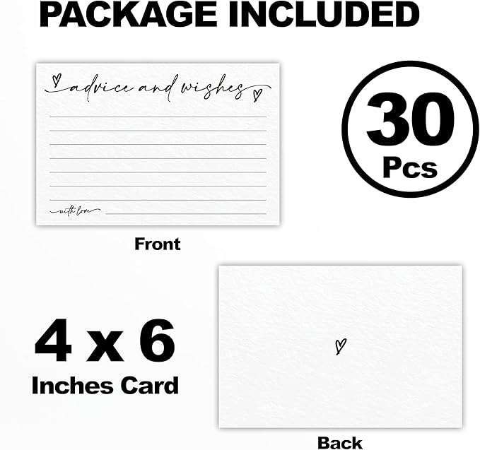 30 Advice & Wishes Cards - Image 2
