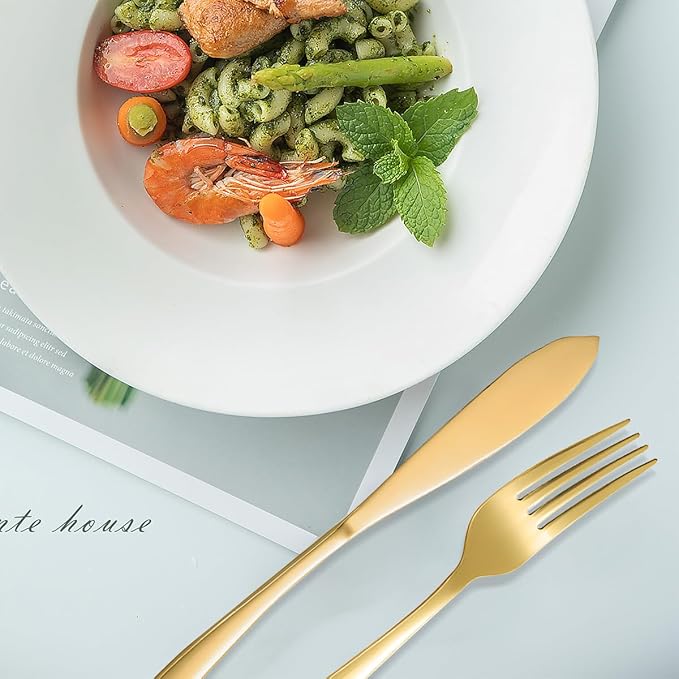 Cake Knife and Server Set with 6 Cake Forks Heavy Duty Thickened 18/0 Stainless - Image 7