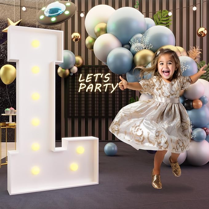 imprsv Marquee Light Up Letters - 3FT Letters by Letsmakeitimpressive
