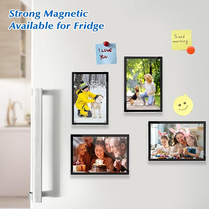5 Pack Acrylic Magnetic Picture Frame 5x7 - Image 7