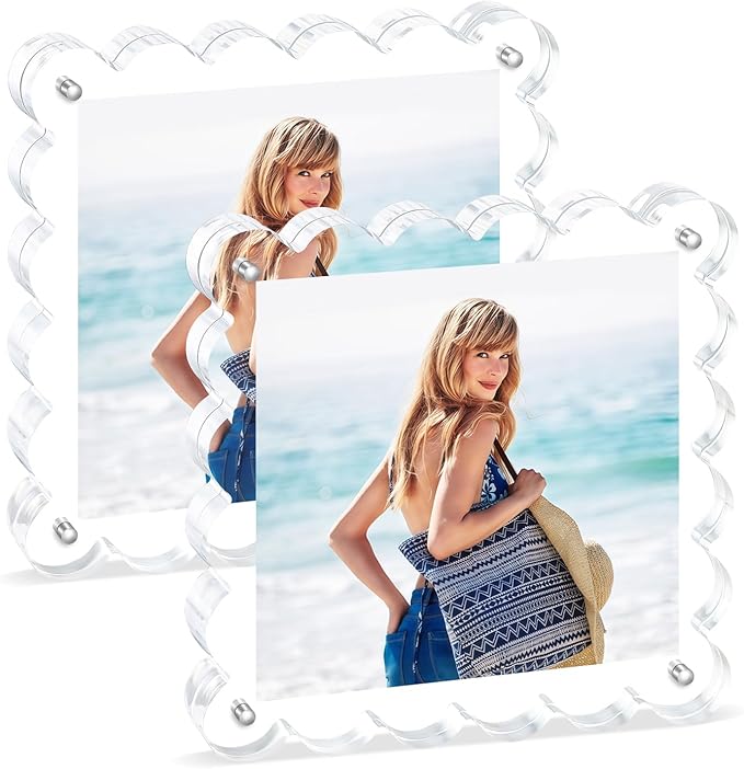 Acrylic Picture Frames .5×5inch 2Pack - Image 8