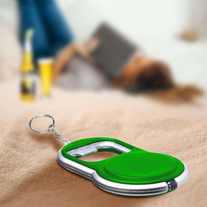 Bottle Opener & LED Keychains Set of 10, Bulk Pack - Image 8