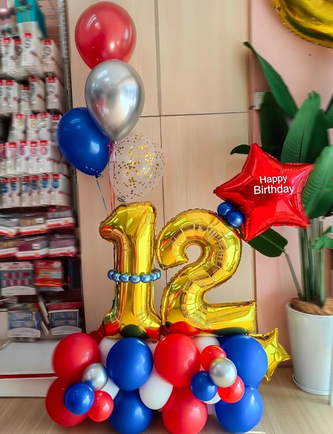 Black Red and Blue Balloons - Image 2