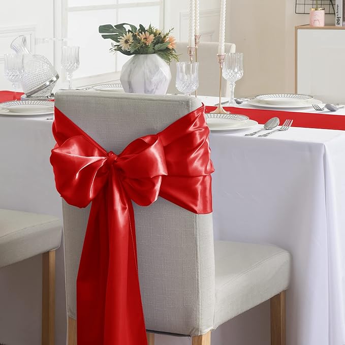 24Pack Table Runner 12 x 108 Inches Satin Silk Table Runner - Image 6