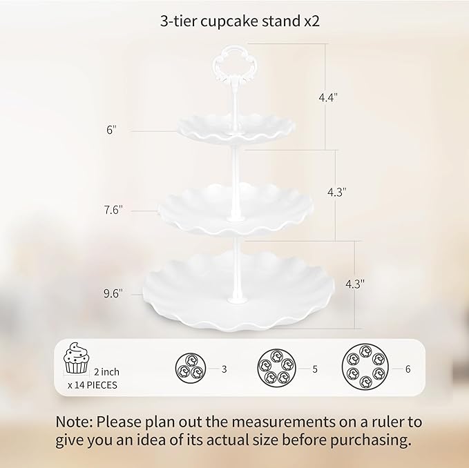 NWK 5 Piece Dessert Table Display Set - Image 2