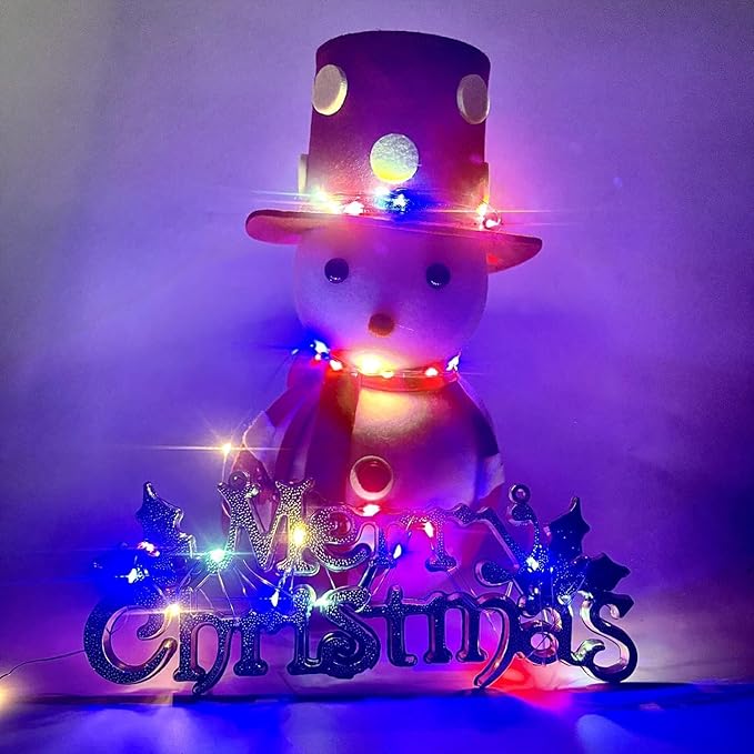 4-Pack Multicolor Christmas Fairy Lights Battery Operated - Image 2