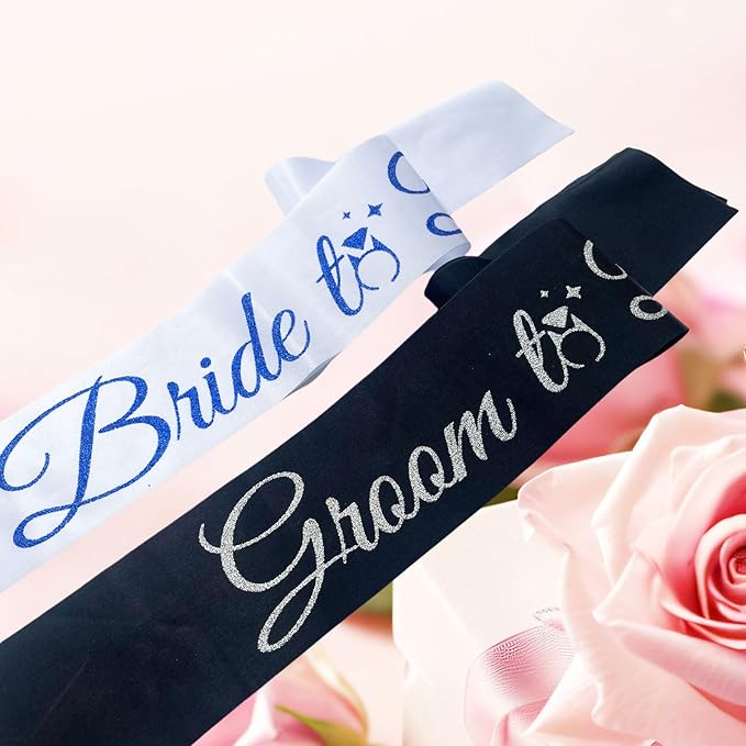 Bride Sash Bachelorette Party Bride and Groom to Be Sash - Image 4