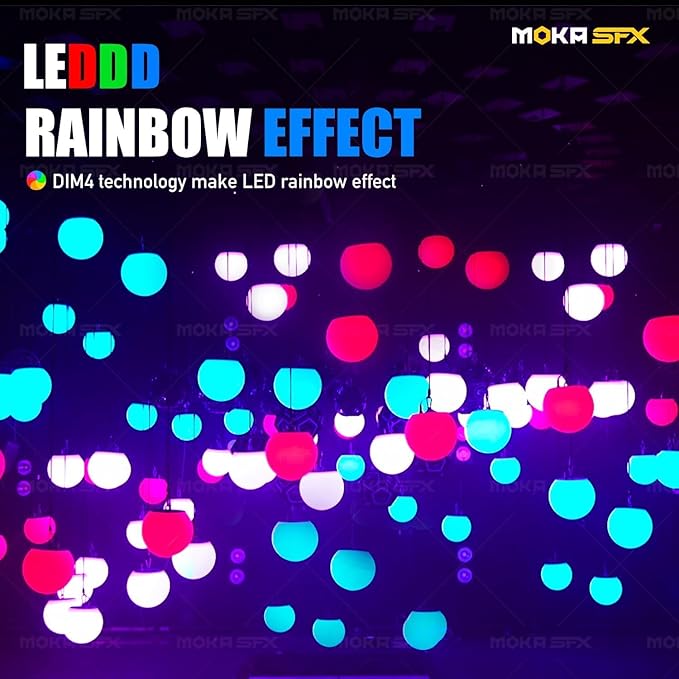 3D LED Light Lifting System DMX RGB LED Light Lift Ball Wave Effect Winch - Image 2