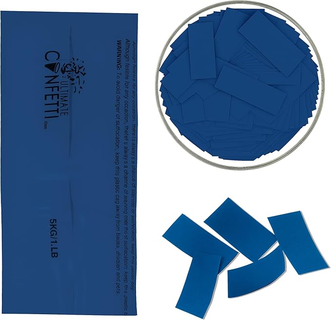 Ultimate Confetti Dark Blue Biodegradable Confetii - Image 8