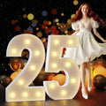 Marquee Numbers 3 Feet Tall Large Light Up Numbers 25th Birthday Decorations by Letsmakeitimpressive