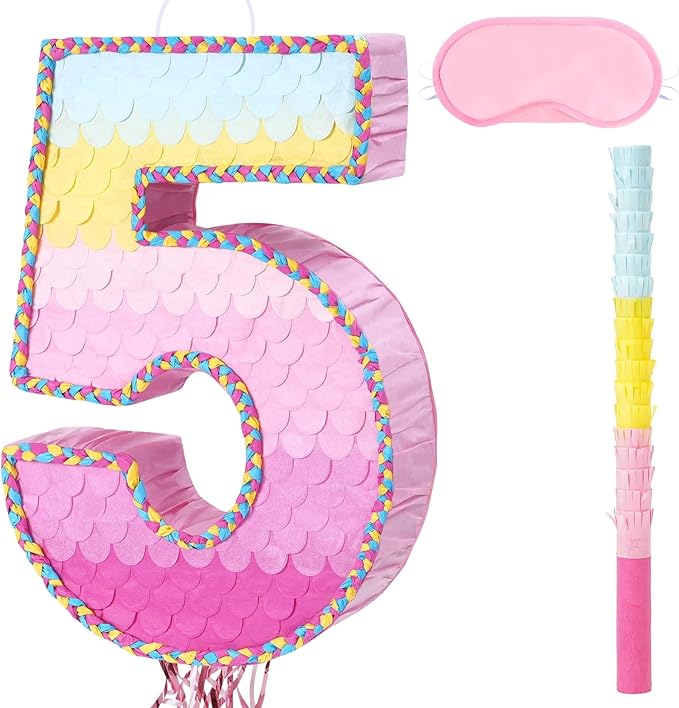 WERNNSAI Pink Sweet Five Pinata by WERNNSAI