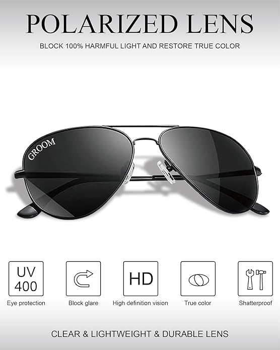 Bride and Groom Polarized Sunglasses - Image 2