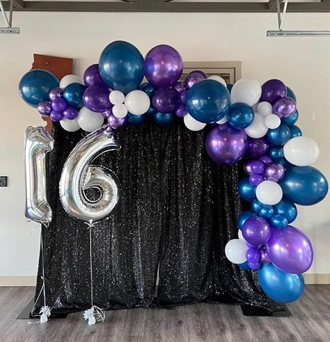 Purple and Blue Balloon Set - Image 3