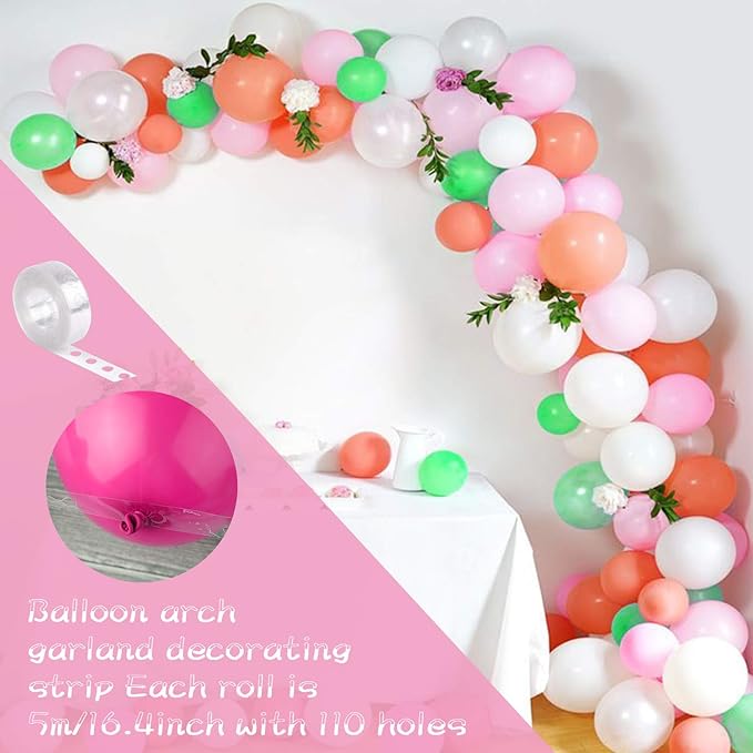 FEPITO 124Pcs Tropical Balloons Garland Kit - Image 3