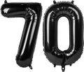 Black Number 70 Balloon, 40 Inch, Birthday Party Decorations, Anniversary & by Upgesy