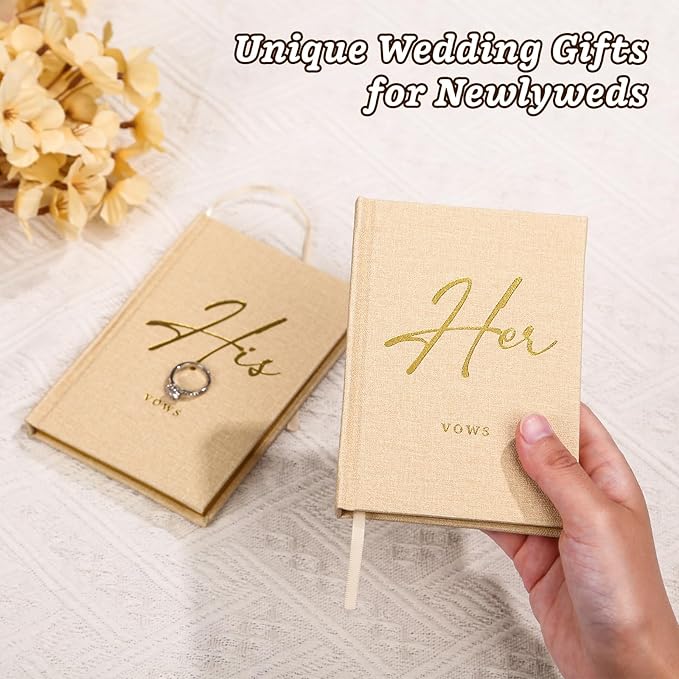 Wedding Vow Books His and Hers - Image 4