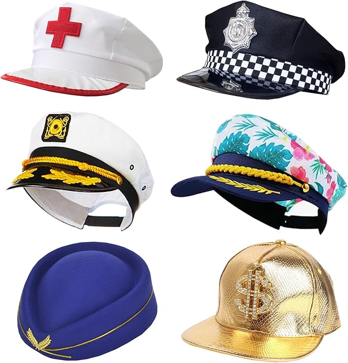 12 Assorted Funny Hats Dress Up Costume Hats Crazy Party Hat Photo Booth Props - Image 2