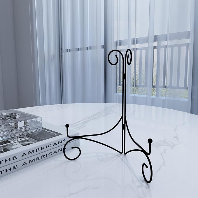 Plate Display Stands with Hinged Folding Design, 8 Inch Picture Frame Stand - Image 8