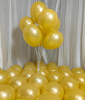 300 Pack Gold Balloons 12 Inch Pearlescent Golden Latex Party Balloon Bulk by ZWZLIULIAN