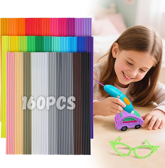 Biubee 32 Colors 3D Pen Filament Refills Compatible by Biubee