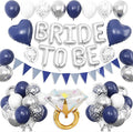 Blue Silver Bachelorette Party Decorations by Dagelar