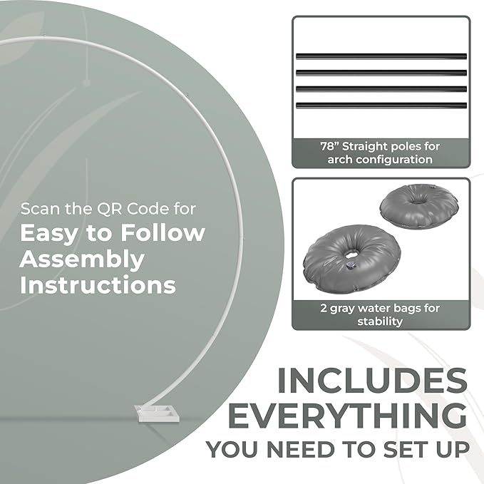 VERDEVISTA Convertible 6.5 FT Round Backdrop Stand - Image 4
