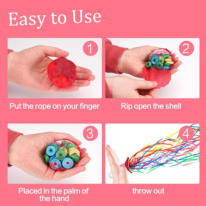 Confetti Poppers, Party Poppers - Image 3