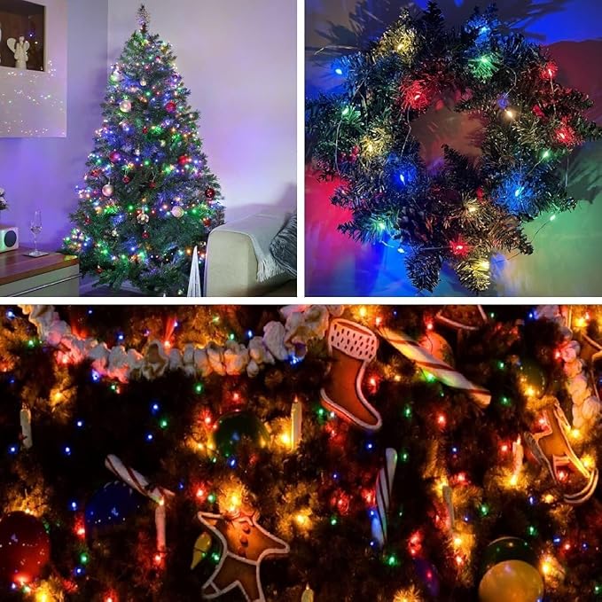 4-Pack Multicolor Christmas Fairy Lights Battery Operated - Image 4