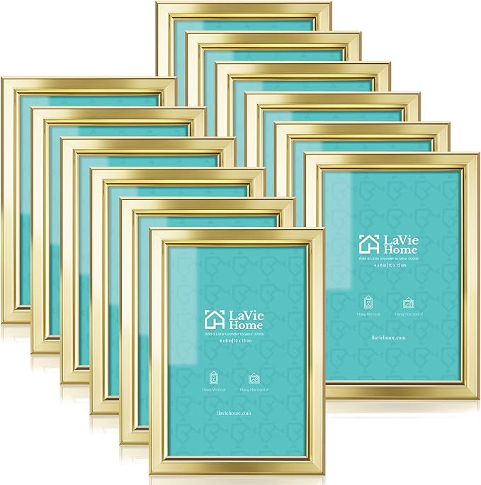 LaVie Home 4x6 Picture Frames Simple Designed Photo Frame by LaVieHome