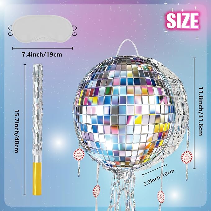 WERNNSAI Disco Ball Piñata - Image 4