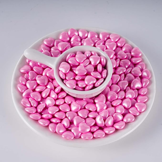 Kasvan Pink Heart Shapes Sprinkles - Image 5