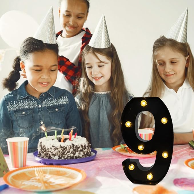 LED Marquee Numbers, 8.58 Inch Led Light Up Numbers - Image 6