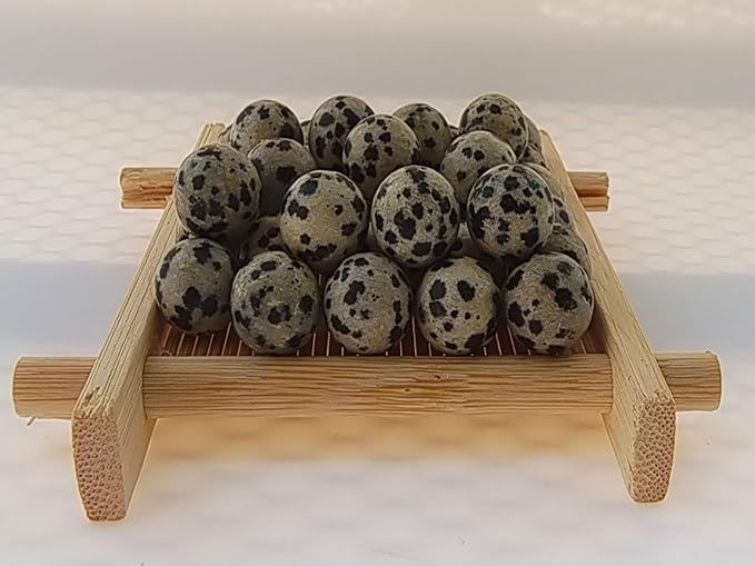 Stone Beads 8mm 100pcs Dalmation Spot Jasper Beads Round Loose Gemstones Beads - Image 2